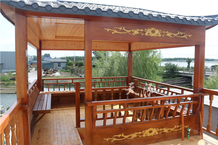 雙層畫舫船th002