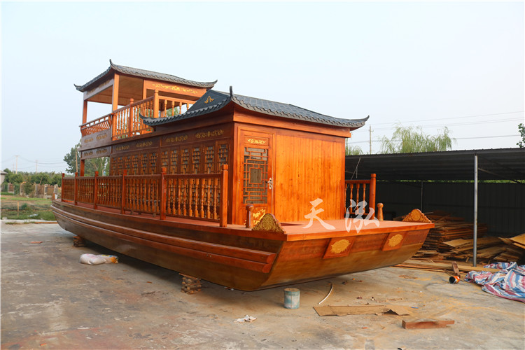 雙層畫舫船th002